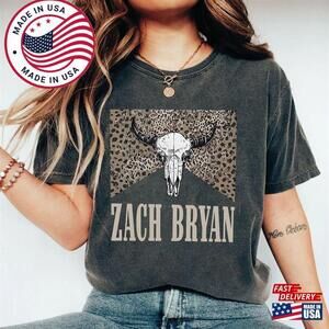 Zach Bryan T-Shirt Country Music Shirt Bullhead Unisex